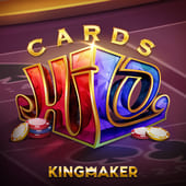 Cards Hi Lo casual table icon