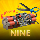 Nine casual cards table icon